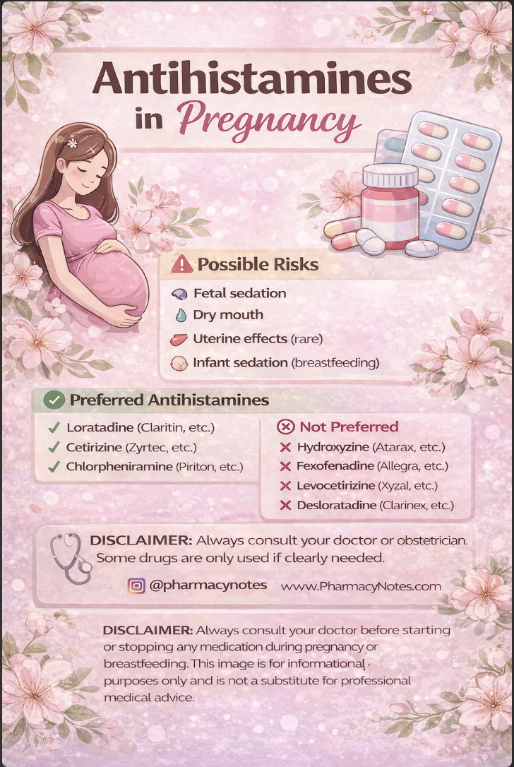 Antihistamines in Pregnancy