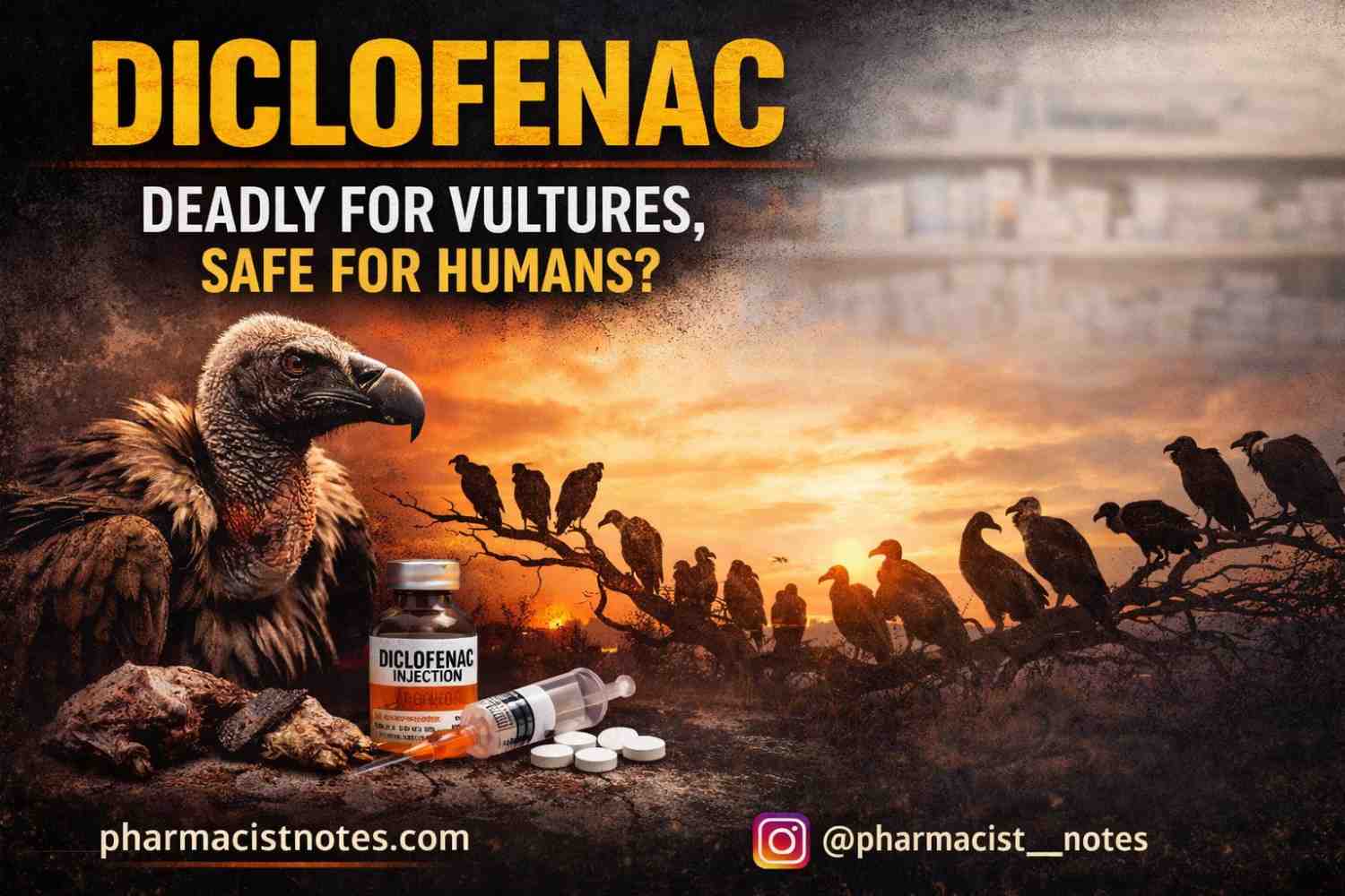 vulture and diclofenac
